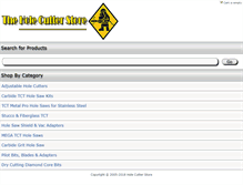 Tablet Screenshot of holecutterstore.com